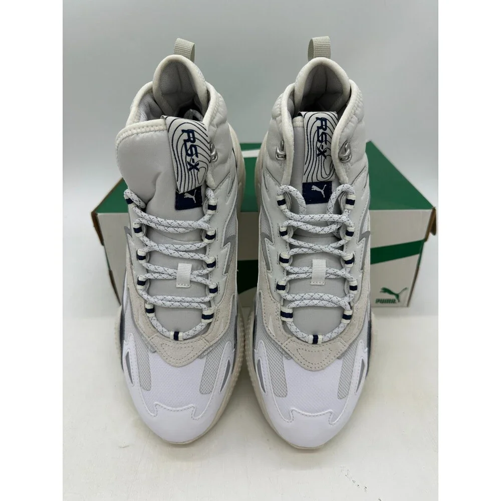 Puma RS-X High Men's Size 11 White Blue Athletic Shoes 392718 04